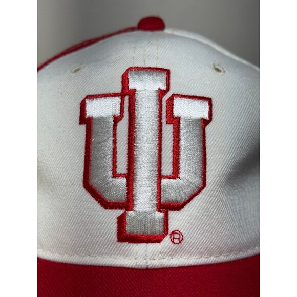 Vintage Indiana University IU Hoosiers Sports Specialties Snapback Hat Big Red - Picture 2 of 9